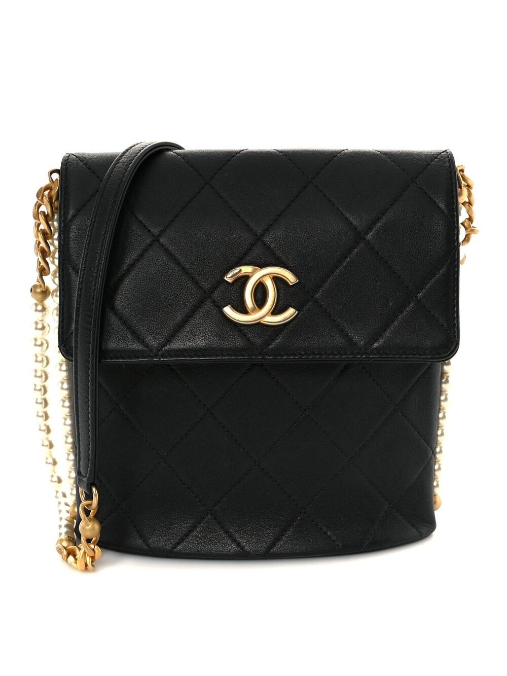 Chanel Calfskin Quilted Pearl Small #307936C24B